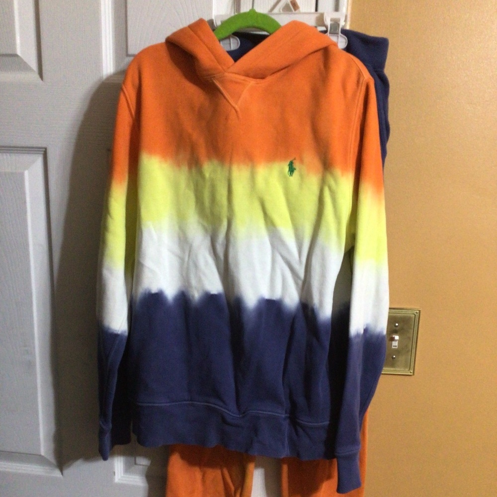 Polo Ralph Lauren, tie dye, boys  large 14/16 sweatsuit
